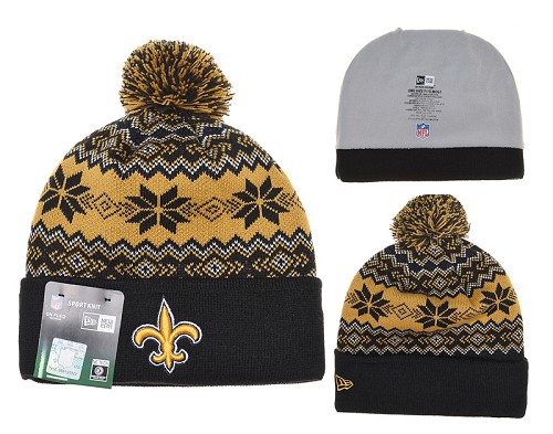 NFL New Orleans Saints Stitched Knit Beanies 002